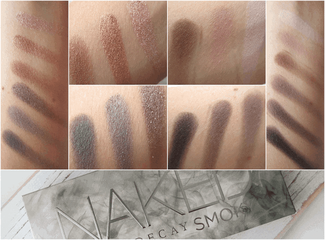 Urban Decay Naked Smoky Palette review, swatches and look