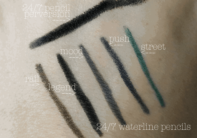 Urban Decay 24/7 Waterline Eye Pencil Review and Swatch