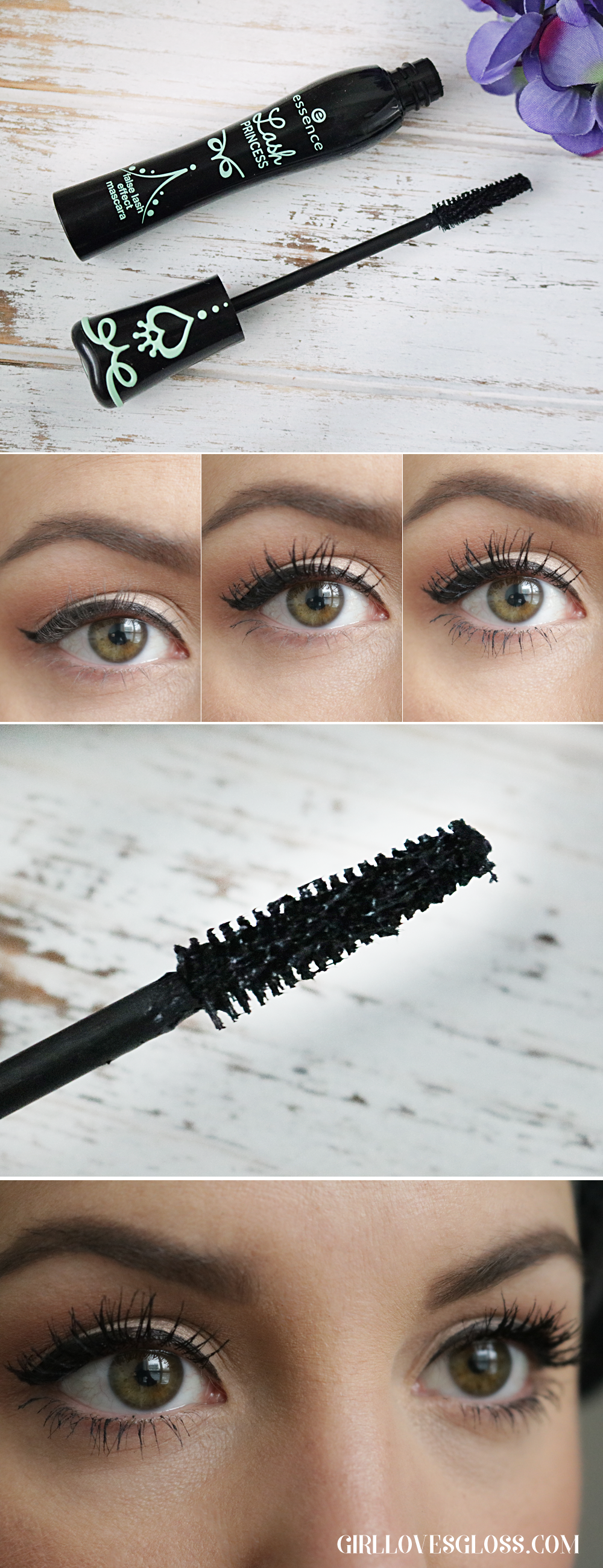 Essence Lash Princess Mascara Review with Before and After