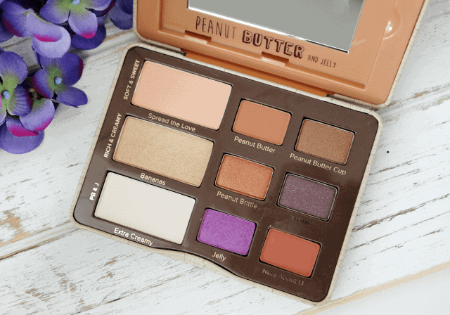 Too Faced Peanut Butter and Jelly Palette Swatches and Review