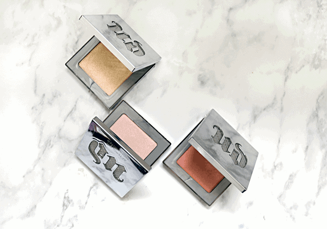 Urban Decay Afterglow 8 Hour Powder Highlighters : Review & Swatches