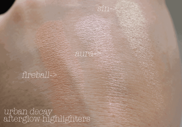 Urban Decay Afterglow Highlighting Powder Review and Swatch