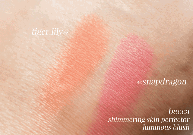 Becca Shimmering Skin Perfector Luminous Blush Review and Swatch