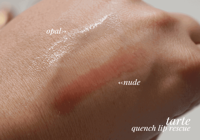 Tarte Rainforest of the Sea LipSaver and Quench Lip Rescue Review and Swatch