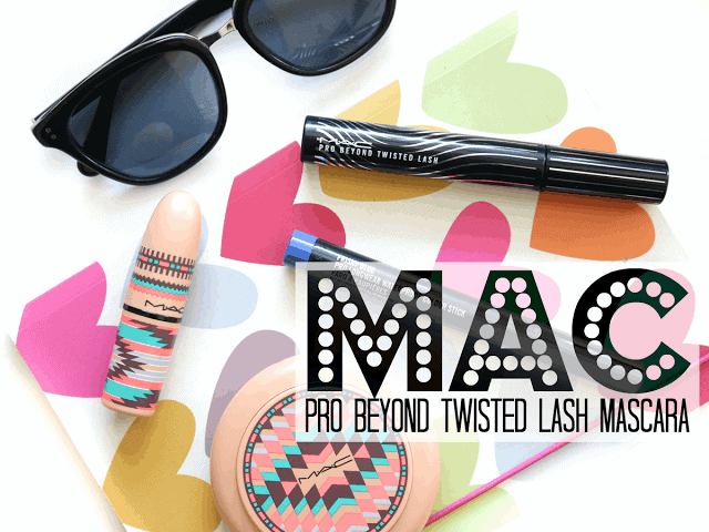 MAC Pro Beyond Twisted Lash Mascara Review with before and after