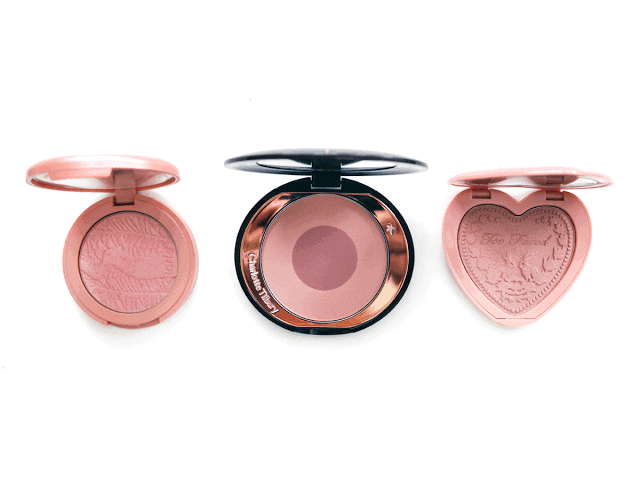 3 Neutral Blushes you must have, including Too Faced, tarte and Charlotte Tilbury