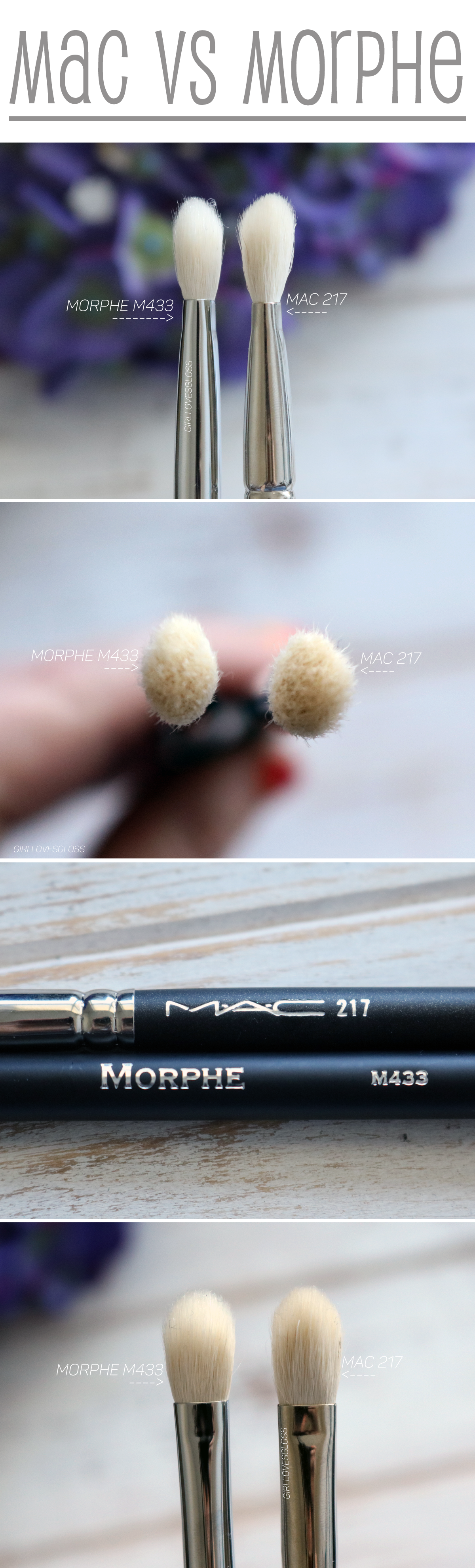 MAC 2017 vs Morphe M433 Brush Review and Comparison 