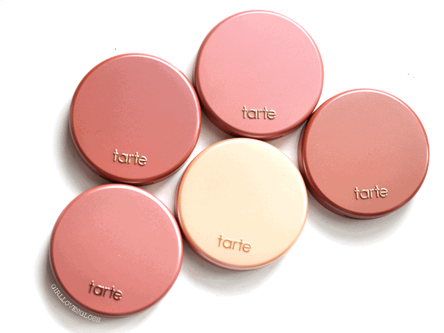 tarte blush swatches exposed