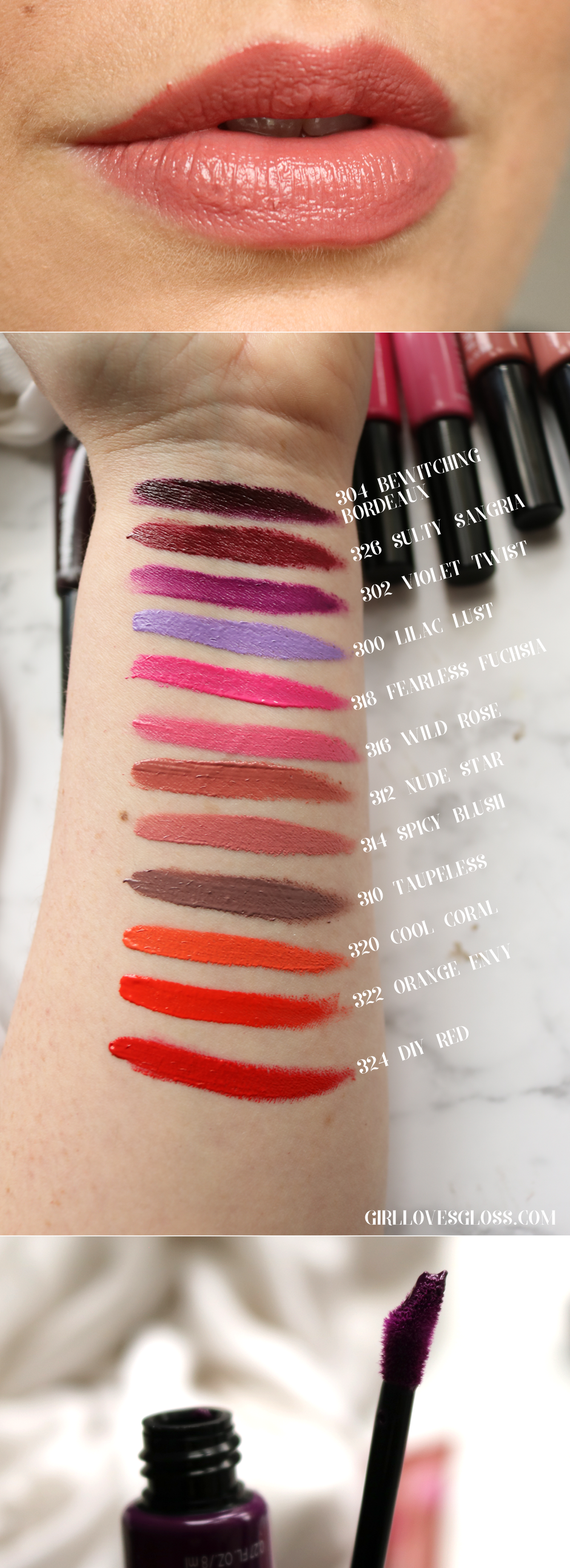 Loreal Infallible Paints for Lips Review and Swatches