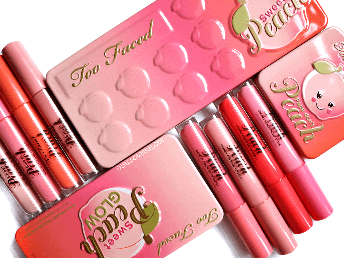 Too Faced Sweet Peach Collection Review and Swatches