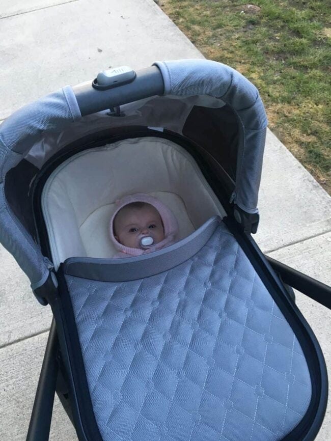 Overnight sleeping in outlet uppababy bassinet