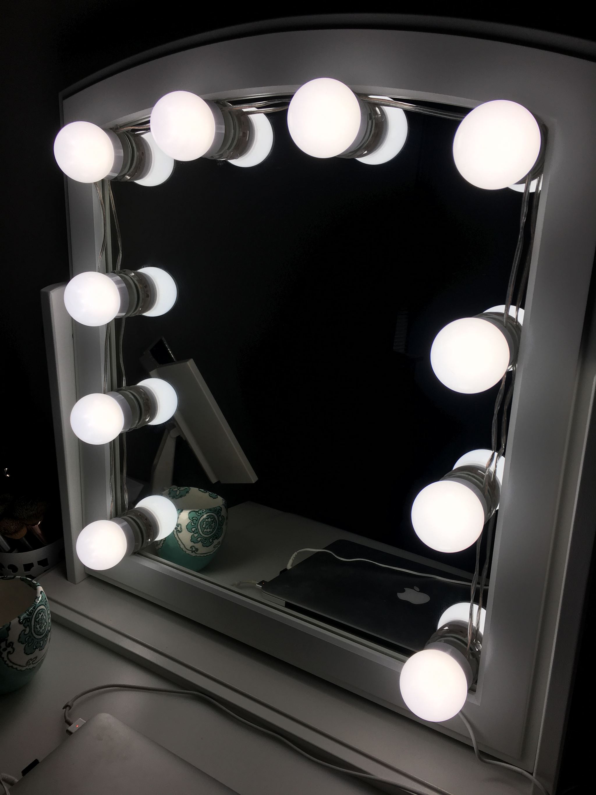 dressing room mirror with lights ikea