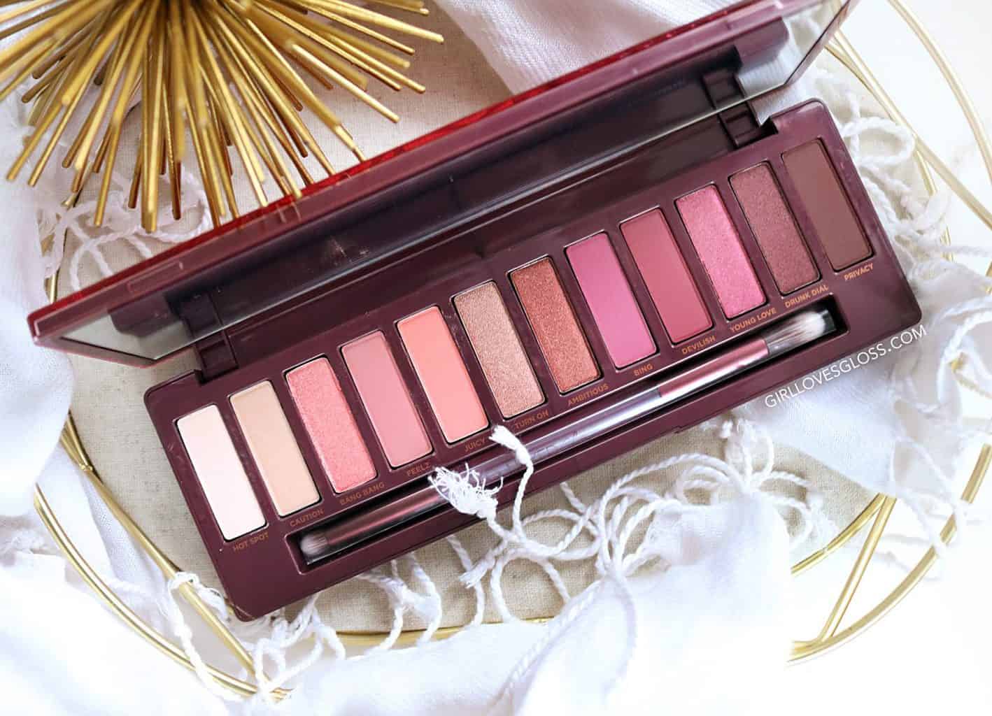 Urban Decay Naked Cherry Palette Swatches