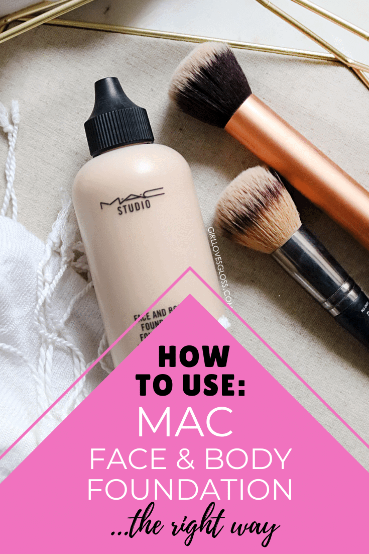 to Face and Body Foundation • Girl Loves Gloss