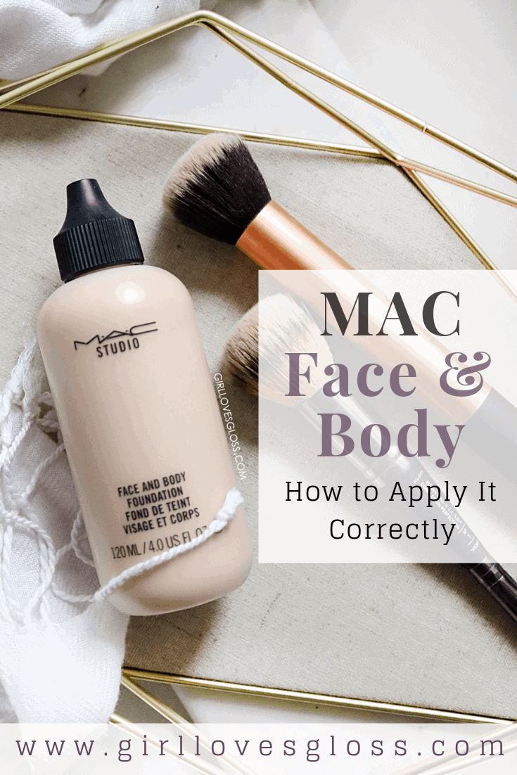 How to use MAC face and Body Foundation