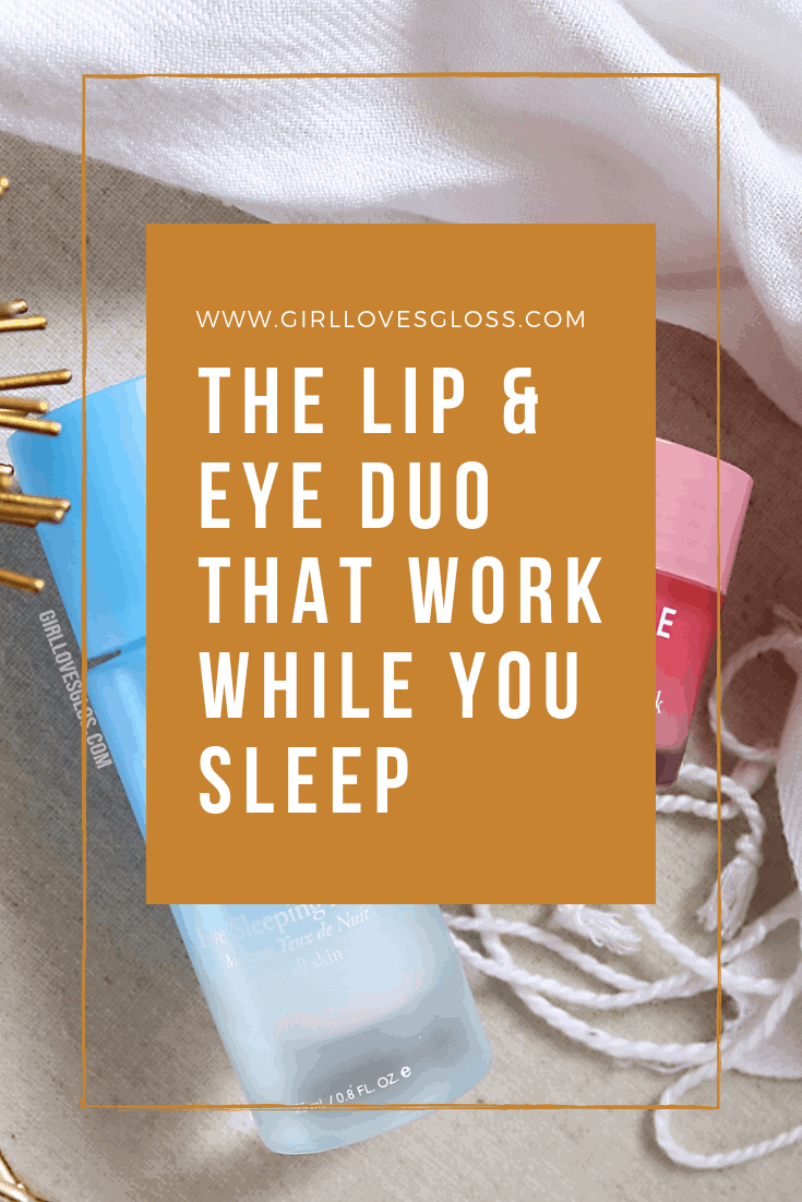 Laneige Lip and Eye Sleeping Masks