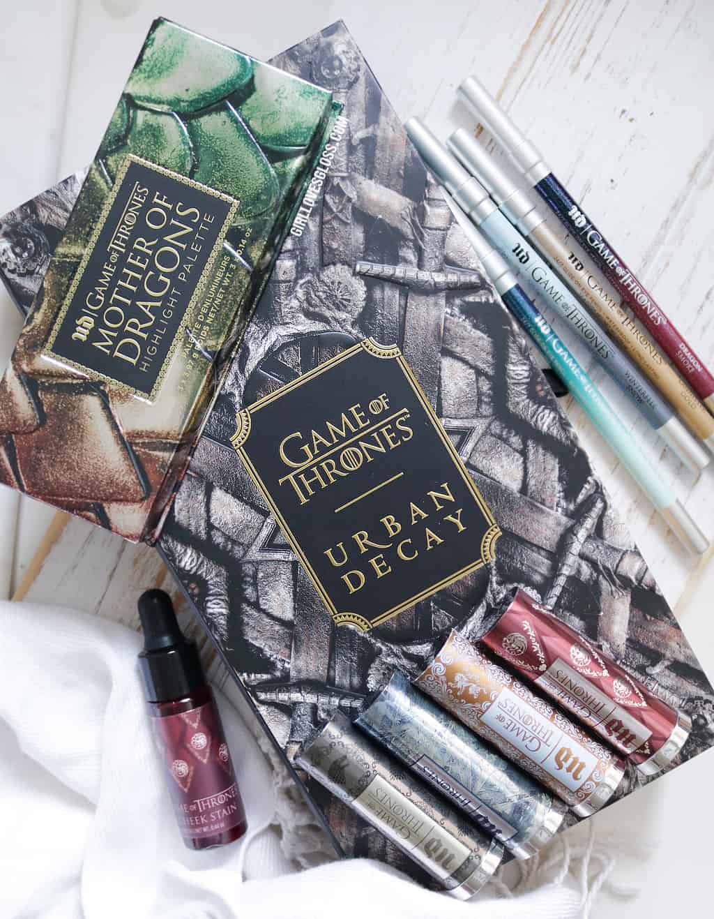 Urban Decay Game of Thrones Collection Review and Swatches