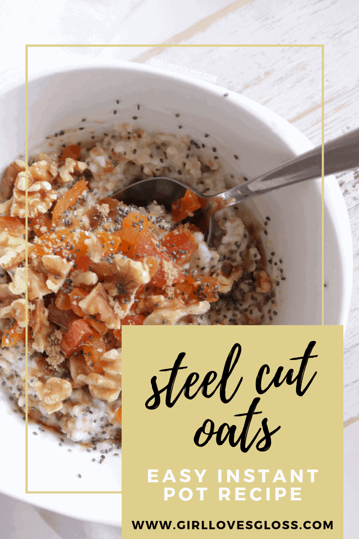 Easy Instant Pot Steel Cut Oats Recipe