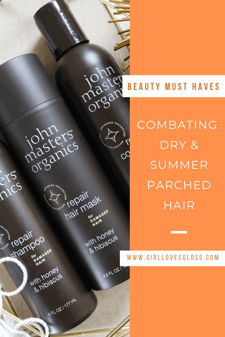 How to combat dry, summer parched hair