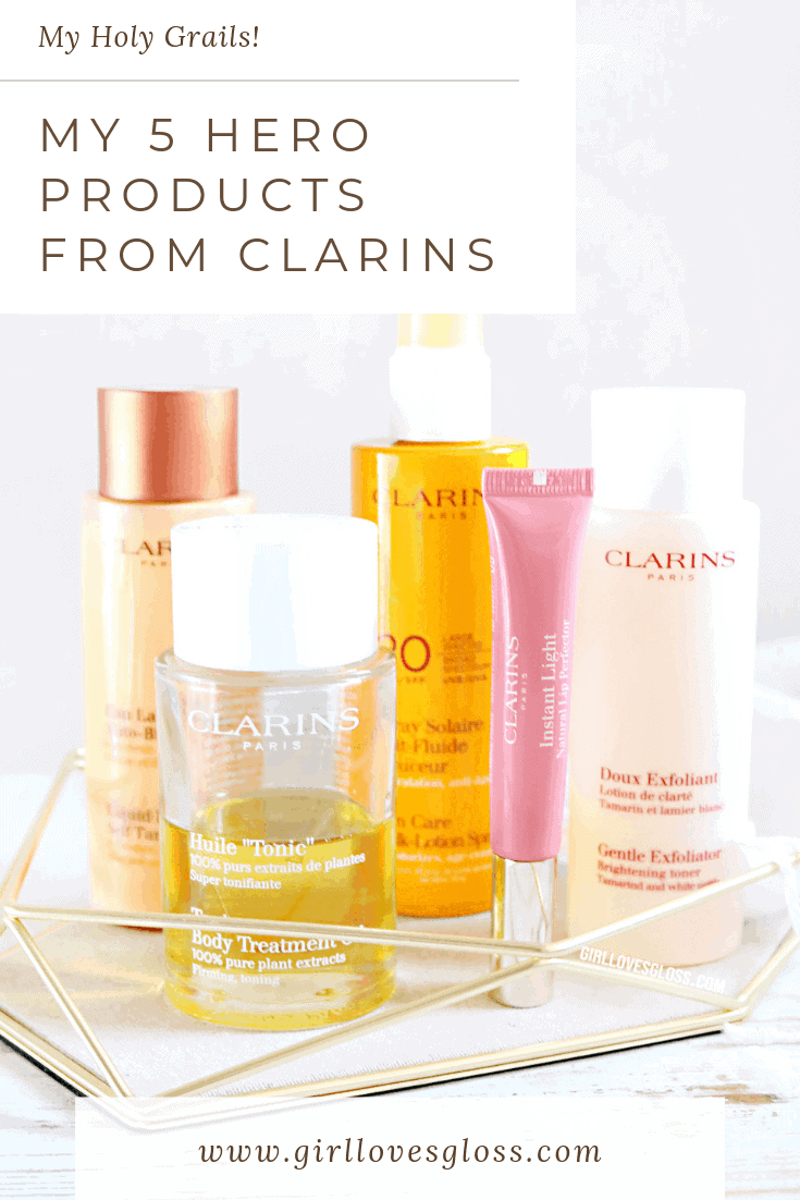 My Top 5 Clarins Products