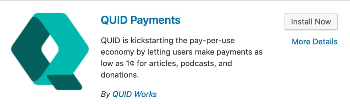 quid micropayments for content creators