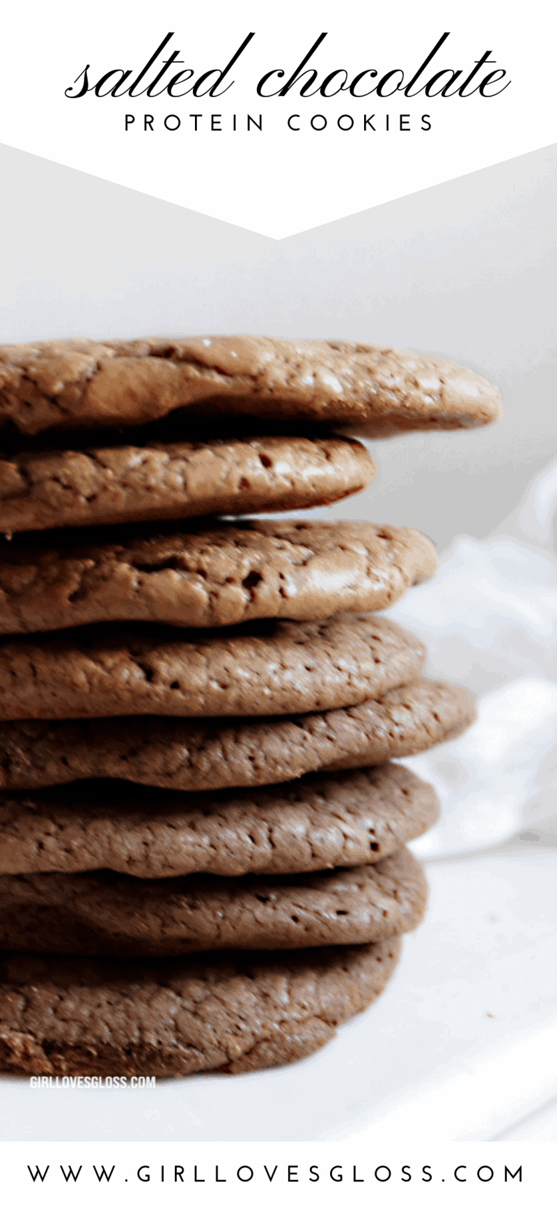 Salted Chocolate Protein Cookie Recipe