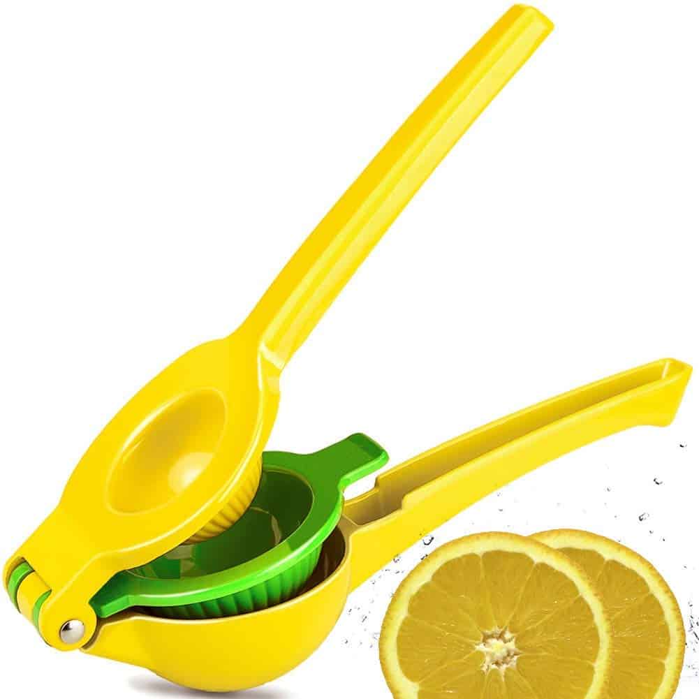 CMP Lemon Lime Squeezer, Top Rated Premium Quality Metal Manual Hand Citrus Press Juicer for Lemons Limes Citrus Fruit, No Pulp or Seeds, Dishwasher Safe: Amazon.ca: Home & Kitchen