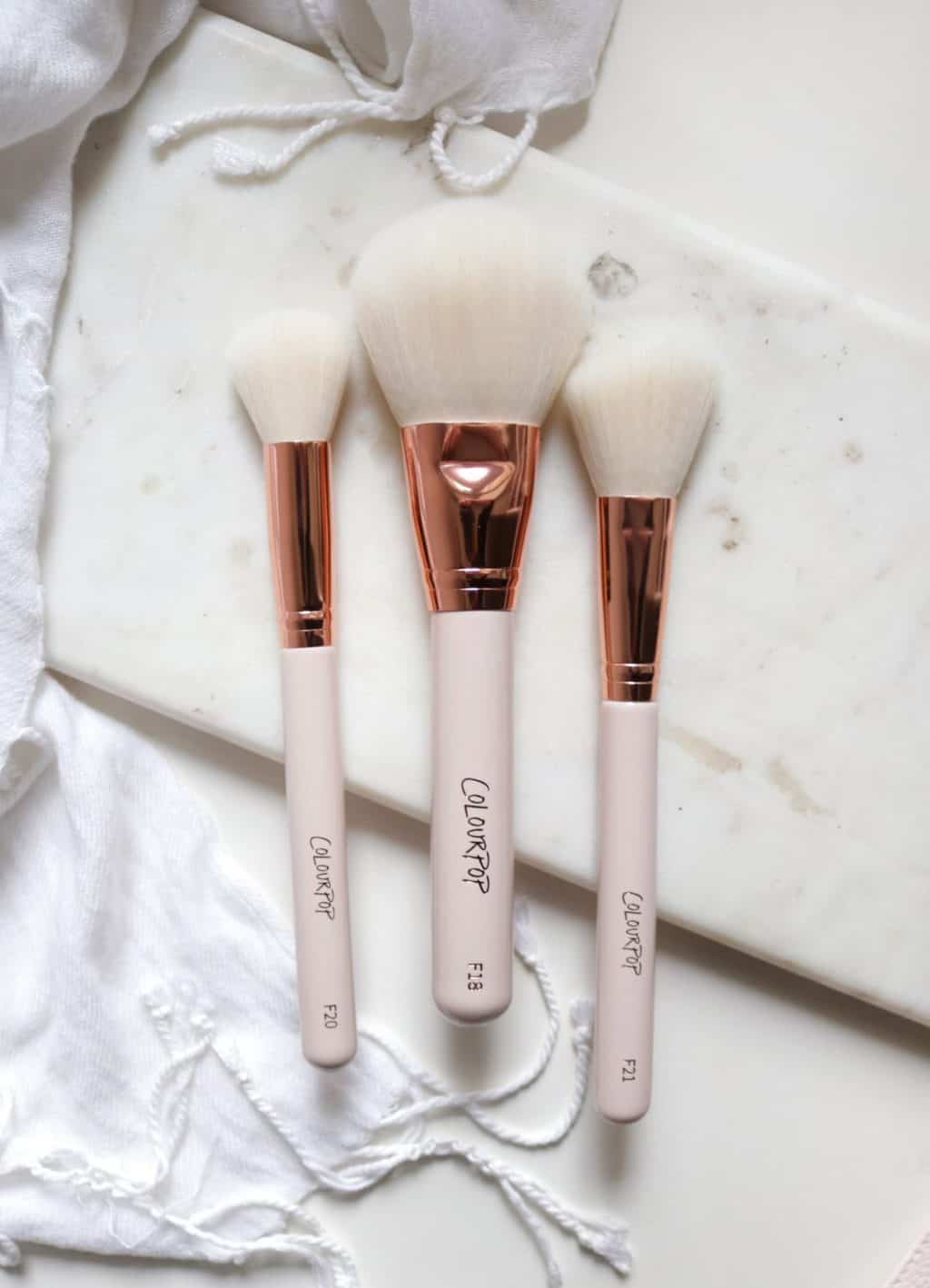 ColourPop Ultimate Brush Roll The Best Affordable Makeup Brushes