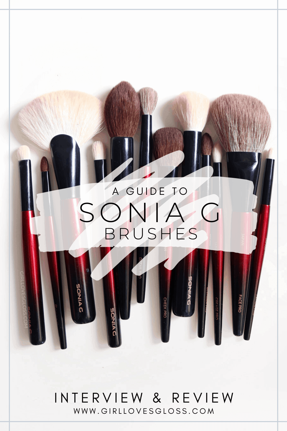 A guide to Sonia G Brushes with Interview and Review