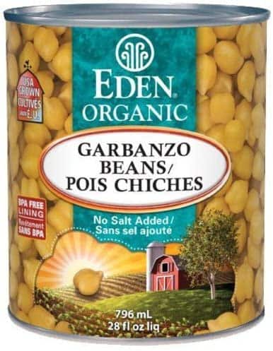 Eden Foods Organic Garbanzo Beans, 796 ml