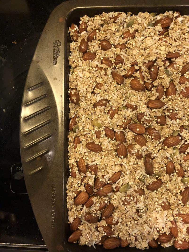 Quinoa Almond Granola Recipe