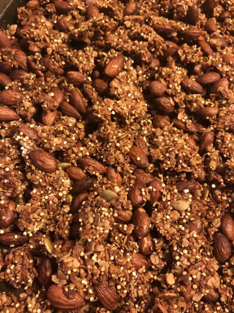 Quinoa Almond Granola Recipe