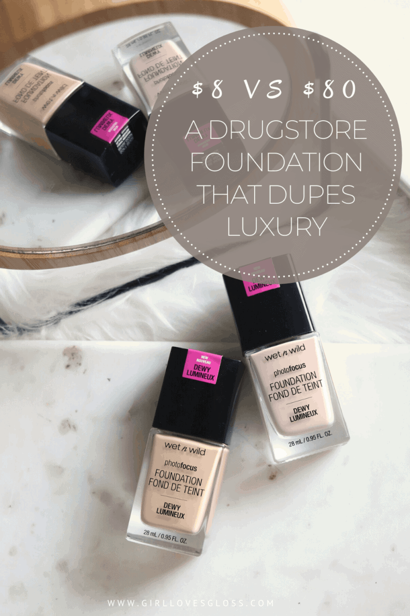 Drugstore Dupe for $80 Luxury Foundation