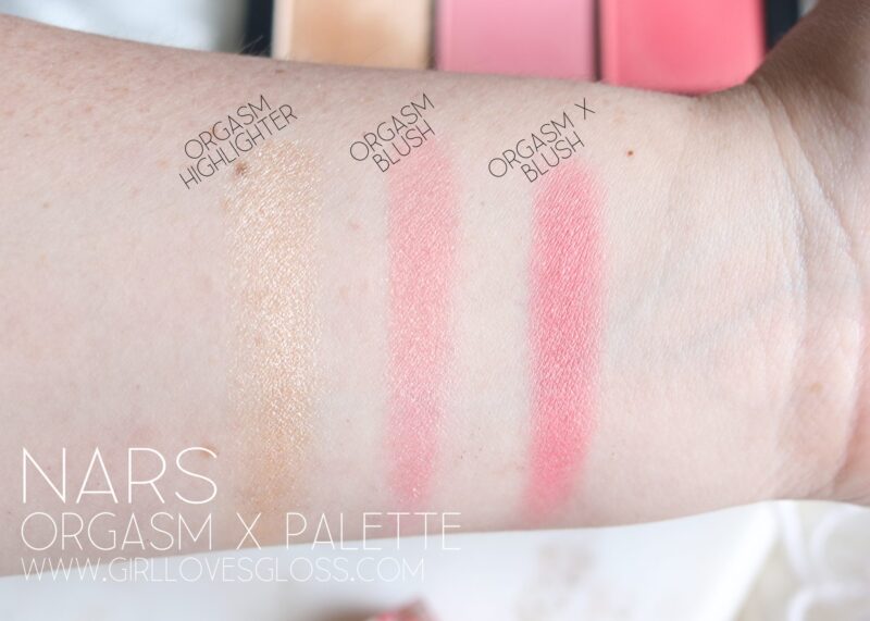 NARS Orgasm X Palette Oil Infused Lip Tint Review and Swatches