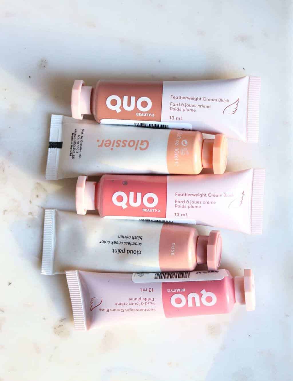 Glossier Cloud Paint Dupe Quo Featherweight Cream Blush