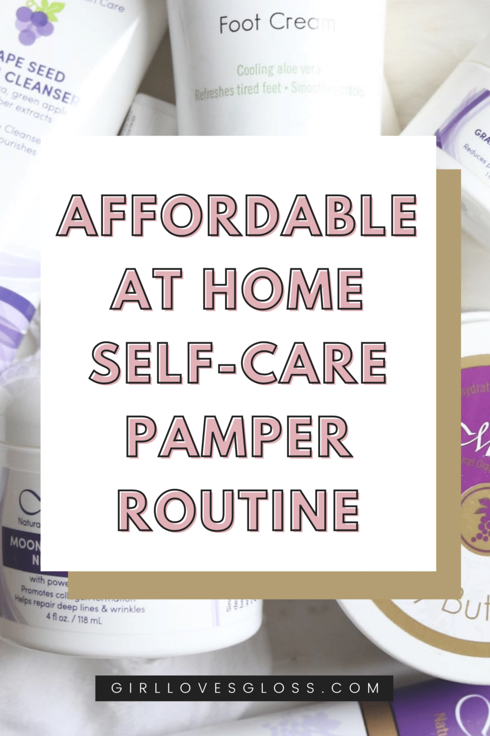 Affordable self-care at home pamper routine using budget friend skincare