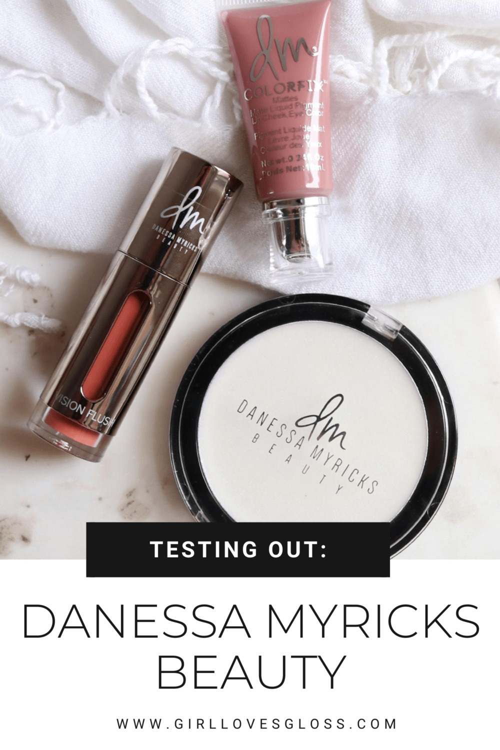 Danessa Myricks Beauty Colorfix, Vision Flush and Dew Wet Balm Review and swatches